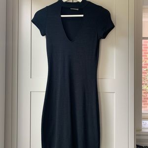 WILFRED MINI TIGHT KEYHOLE DRESS